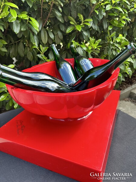 CHAMPAGNE CLUB - Piper-Heidsieck x Jaime Hayon (2007) – Látványos Designer Pezsgőhűtő Jégtál