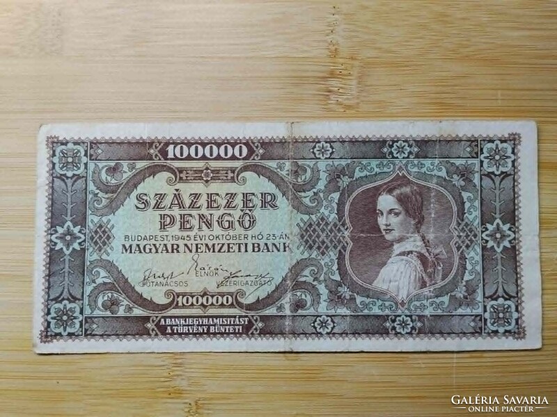 100.000 Pengő, Százezer Pengő, 1945