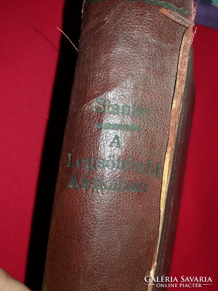 1891.AntikM.H.STANLEY : A Legsötétebb Afrikában II. EMIN Pasának ajánlva könyv RÁTH MÓR