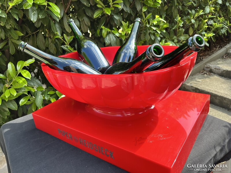 CHAMPAGNE CLUB - Piper-Heidsieck x Jaime Hayon (2007) – Látványos Designer Pezsgőhűtő Jégtál