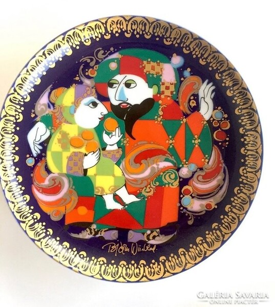 ROSENTHAL porcelán tányérok (12 db), "ALADIN és a CSODALÁMPA"