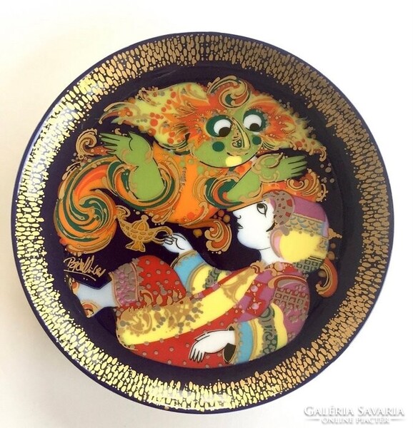 ROSENTHAL porcelán tányérok (12 db), "ALADIN és a CSODALÁMPA"