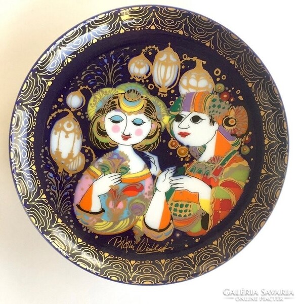 ROSENTHAL porcelán tányérok (12 db), "ALADIN és a CSODALÁMPA"