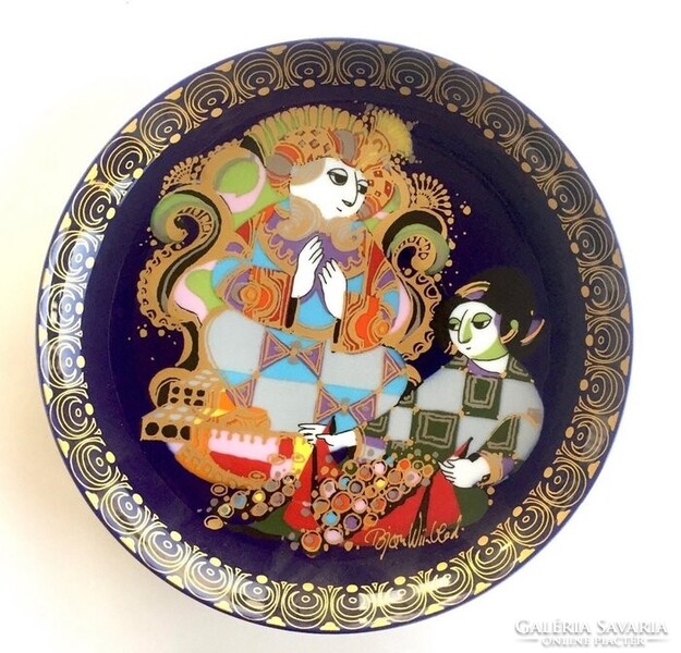 ROSENTHAL porcelán tányérok (12 db), "ALADIN és a CSODALÁMPA"
