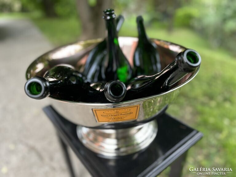 CHAMPAGNE CLUB - Veuve Clicquot Ponsardin 6 palackos pezsgőhűtő jégtál az 1970-es évekből