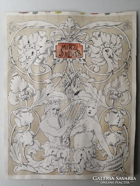 SCHAUSPIELER MIRZL UND DREHER - THEATHERRELIKT AUS DEM JAHR 1886