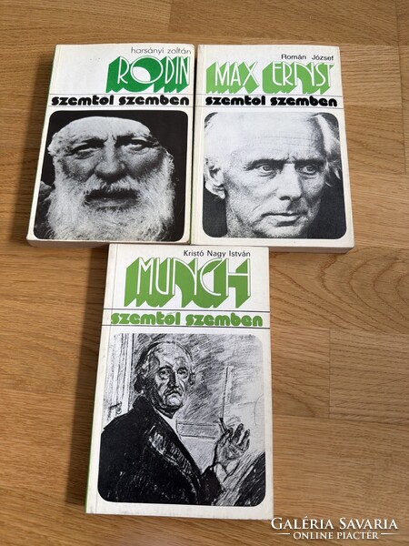 Szemtől szemben sorozat:Max Ernst+Rodin+Munch