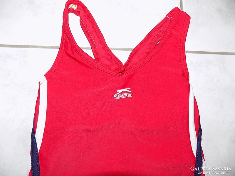 Slazenger, piros fürdőruha 7-8 évesre