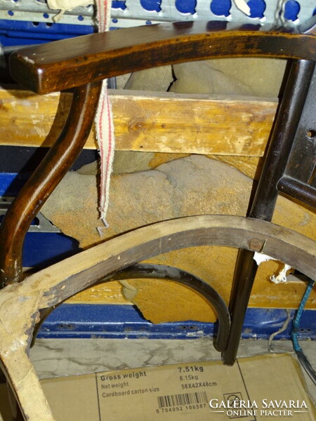 ANTIK THONET ( OTTO WAGNER ) JELZETT  KAROSSZÉK KARSZÉK KARFÁS SZÉK !!!