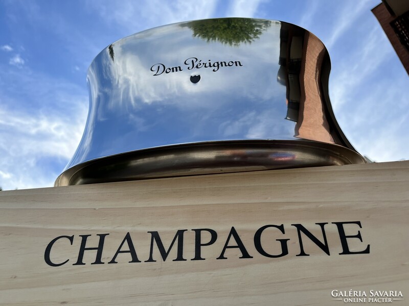 CHAMPAGNE CLUB - Dom Pérignon x Martin Szekely – Ikonikus ónöntvény dupla magnum pezsgőhűtő