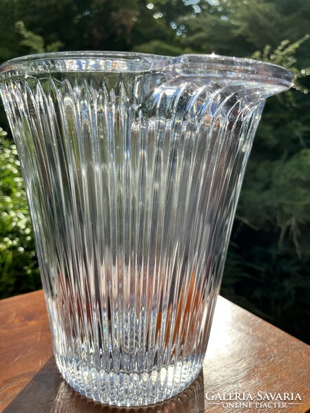 CHAMPAGNE CLUB - Mikasa Diamond Fire Ólomkristály Pezsgőhűtő / Virágváza – Japán Design, 1980'