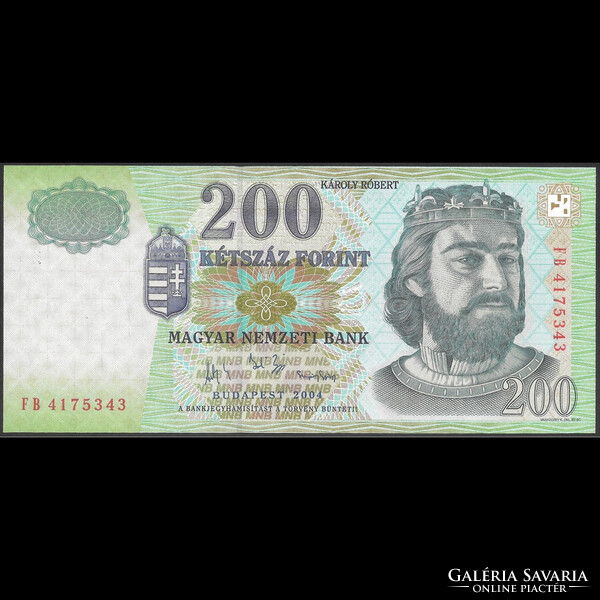 Magyarország 200 Forint 2004 FB UNC