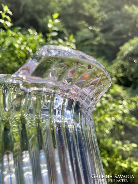 CHAMPAGNE CLUB - Mikasa Diamond Fire Ólomkristály Pezsgőhűtő / Virágváza – Japán Design, 1980'