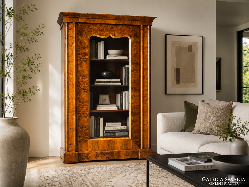 Biedermeier könyvszekrény / vitrin