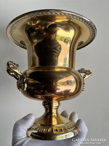 CHAMPAGNE CLUB - Sheridan Silver Co. Vintage Ezüstözött Pezsgő- és Borhűtő – USA, 1960-as évek