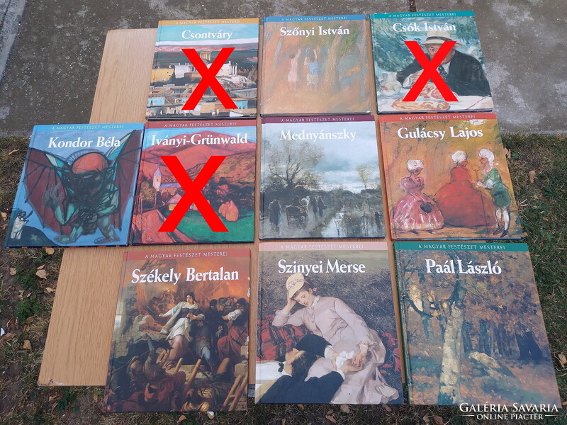 A magyar festészet mesterei: Paál László, Székely Bertalan, Szinyei Merse, Mednyánszky, Szőnyi...