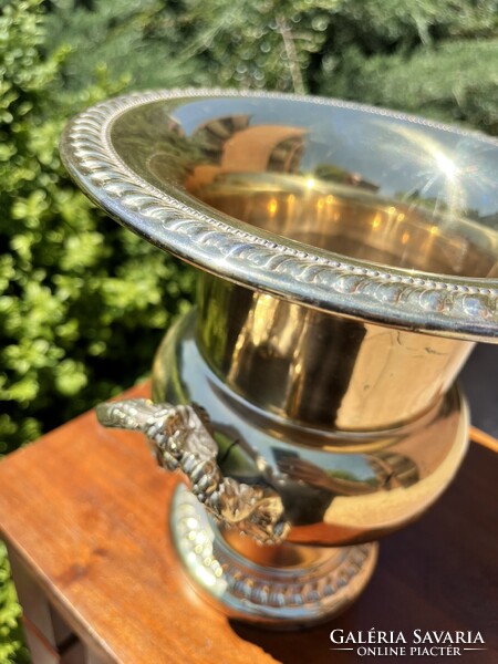 CHAMPAGNE CLUB - Sheridan Silver Co. Vintage Ezüstözött Pezsgő- és Borhűtő – USA, 1960-as évek