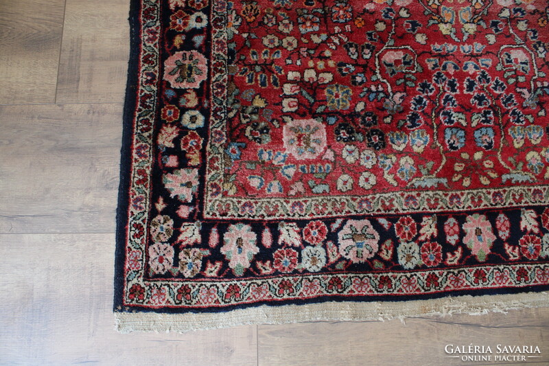 200 x 127 Saruk / Sarogh / Sarough kézi perzsaszőnyeg Irán - prémium minőség, szép állapot