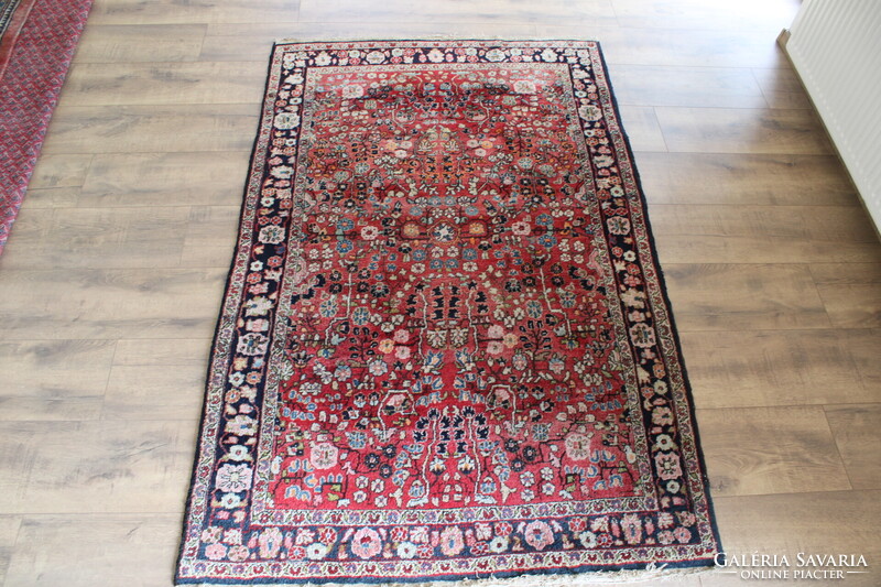 200 x 127 Saruk / Sarogh / Sarough kézi perzsaszőnyeg Irán - prémium minőség, szép állapot
