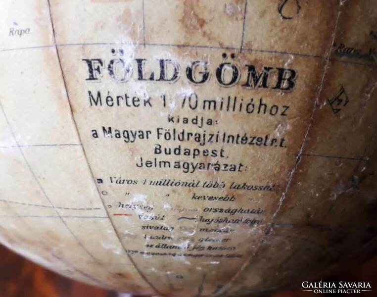 Régi földgömb, globus. /   1920/30-as évek