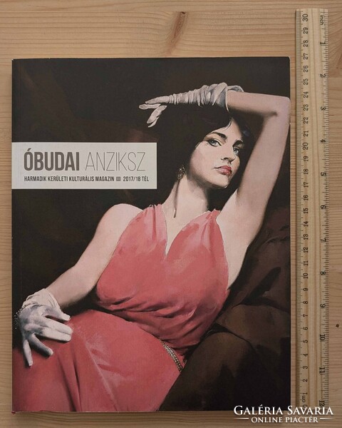 Óbudai Anziksz magazin 2017/18 tél Ternovszky Gepárdok hoki Gyémánt László Ardey Edina zsidó séta