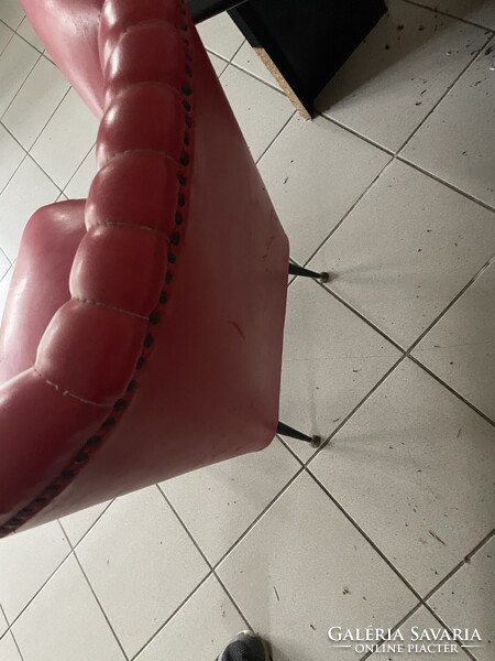 Piros sky fotel mid century csak személyes átvétel