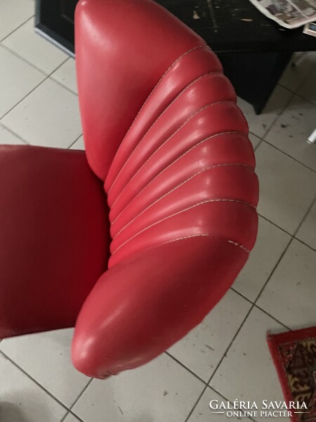 Piros sky fotel mid century csak személyes átvétel