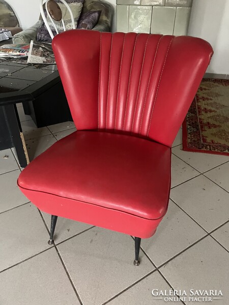 Piros sky fotel mid century csak személyes átvétel