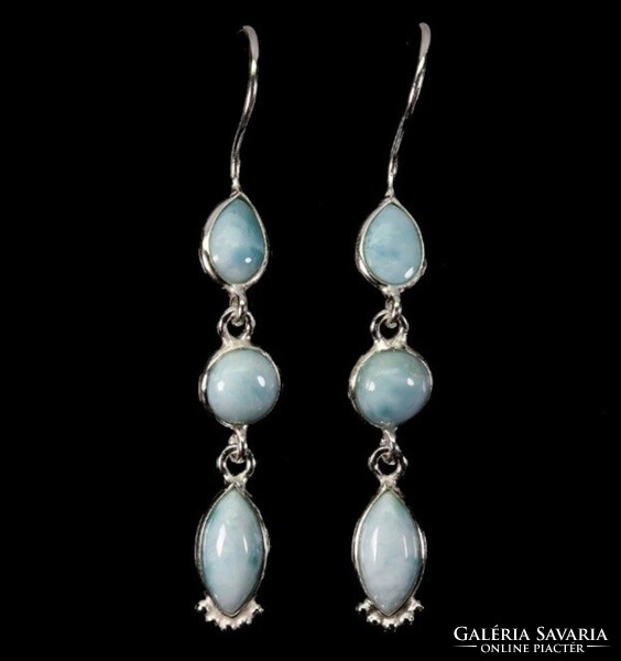 Valodi Larimar 925 Ezust Fülbevalò