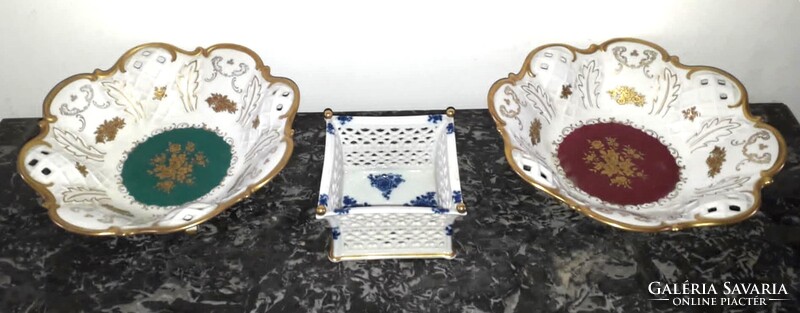 Reichenbach - Wallendorf porcelán kínáló.