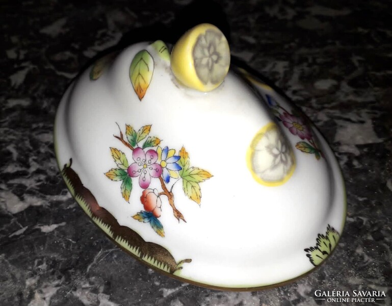 Herendi Rothschild - Viktória porcelán bonbonier.