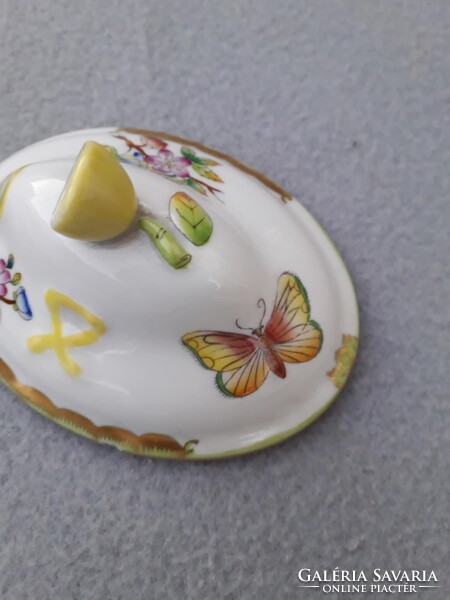 Herendi Rothschild - Viktória porcelán bonbonier.