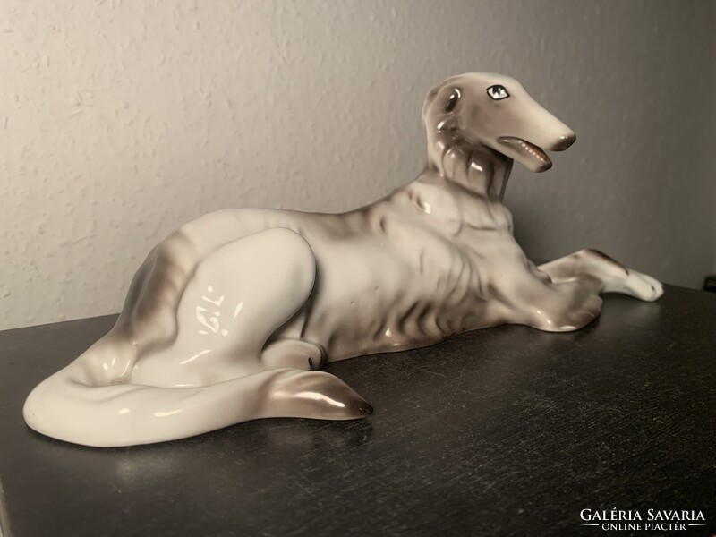 Orosz agár,Vintage Lengyel porcelán