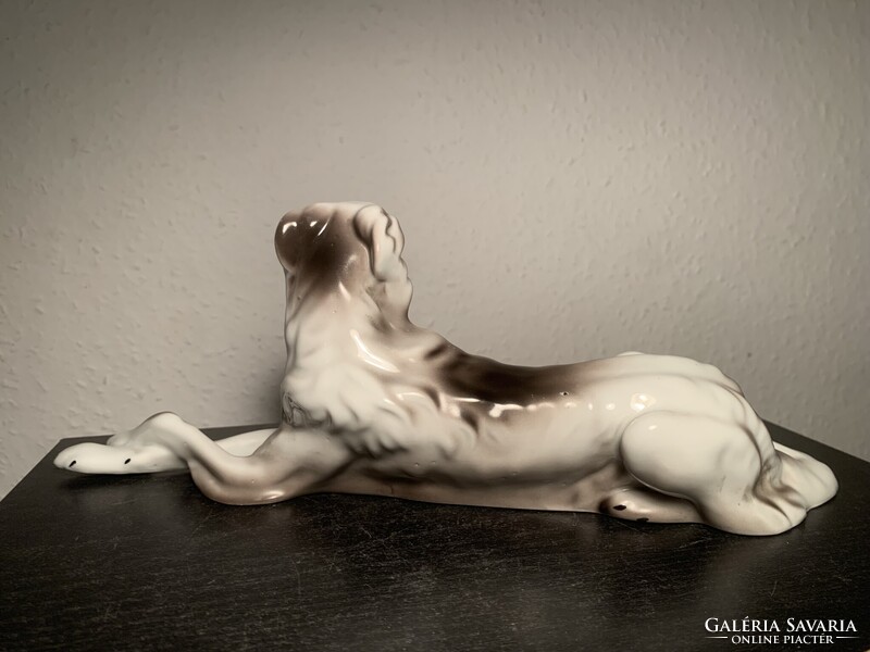 Orosz agár,Vintage Lengyel porcelán