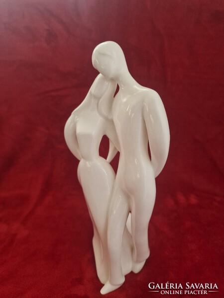 Royal Doulton - "Szerelmesek" porcelán szobor, 32cm, hibátlan, pároknak, házasoknak szuper ajándék!