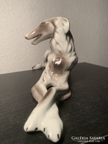 Orosz agár,Vintage Lengyel porcelán
