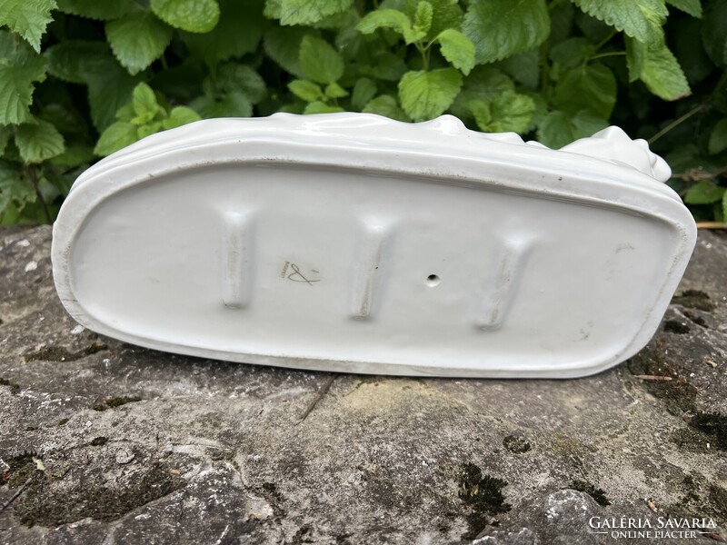 Női akt Drasche porcelán.