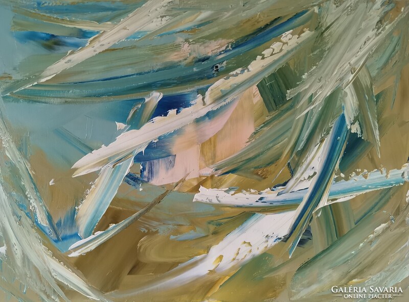 Baján Ildikó festmény 60 x 80 cm.