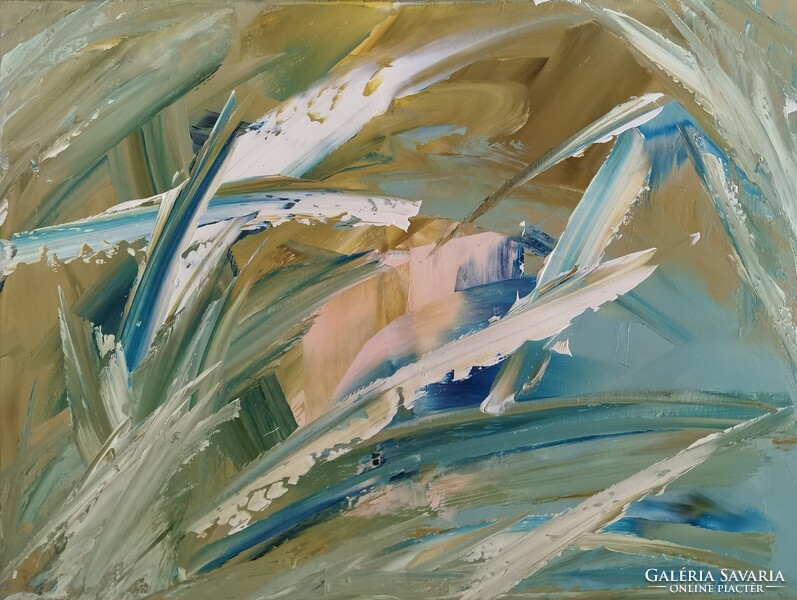 Baján Ildikó festmény 60 x 80 cm.