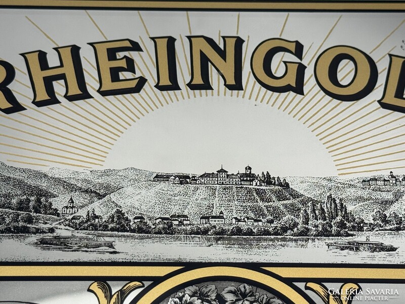CHAMPAGNE CLUB - Söhnlein Rheingold „A Rajna Kincse” Vintage Üveg Reklámtábla