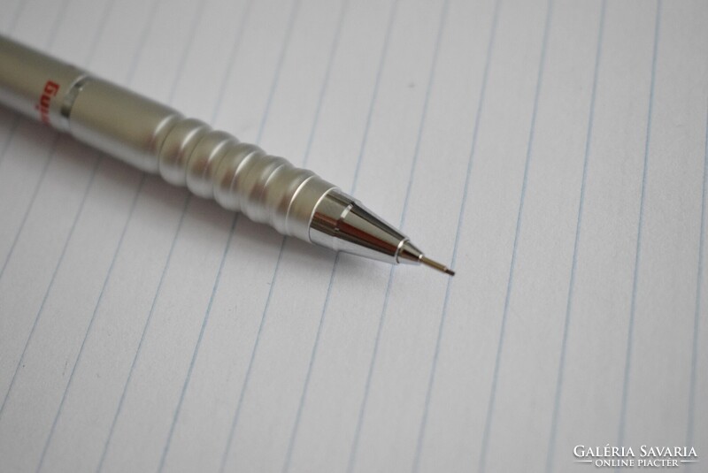 Rotring , rOtring Tikky metallic double push , töltőceruza 0,5 , 80-as évek , eredeti dobozával II.