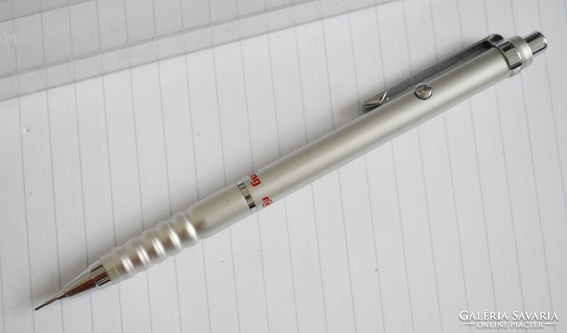 Rotring , rOtring Tikky metallic double push , töltőceruza 0,5 , 80-as évek , eredeti dobozával I.