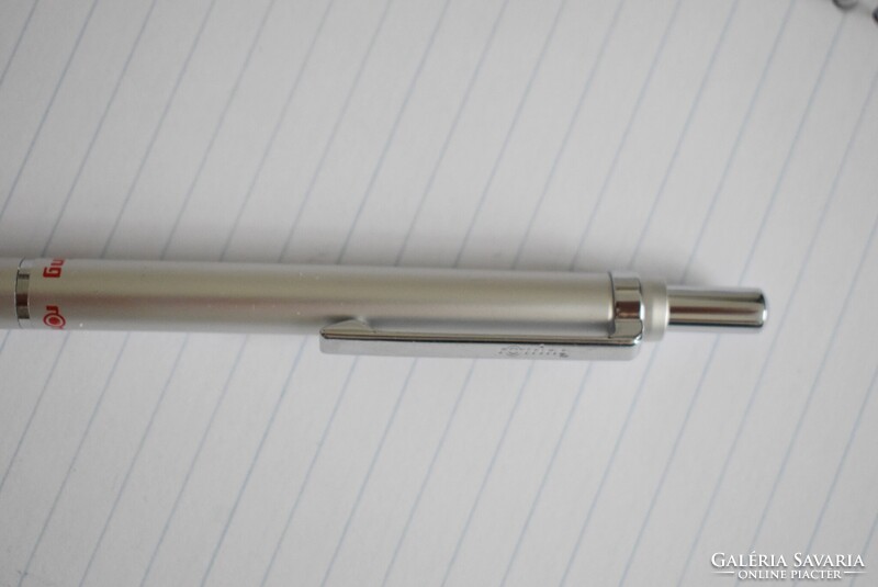 Rotring , rOtring Tikky metallic double push , töltőceruza 0,5 , 80-as évek , eredeti dobozával II.