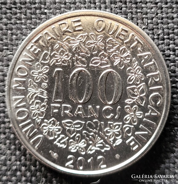 Nyugat afrikai államok 100 frank 2012 (BN103)