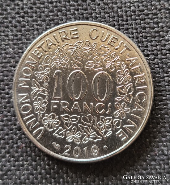 Nyugat afrikai államok 100 frank 2019 (BN47)