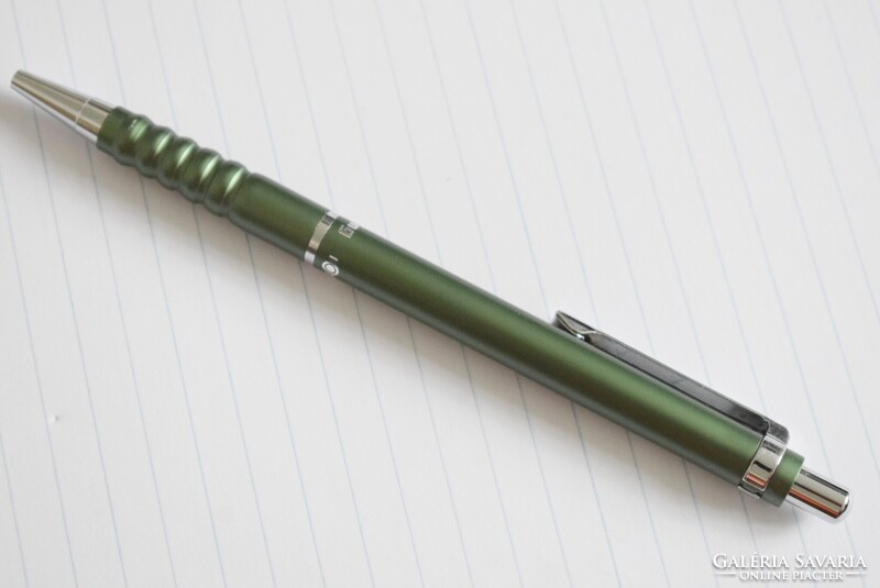 Rotring , rOtring 400 golyóstoll , eloxált zöld alumínium , fém tollbetét 90-es évek