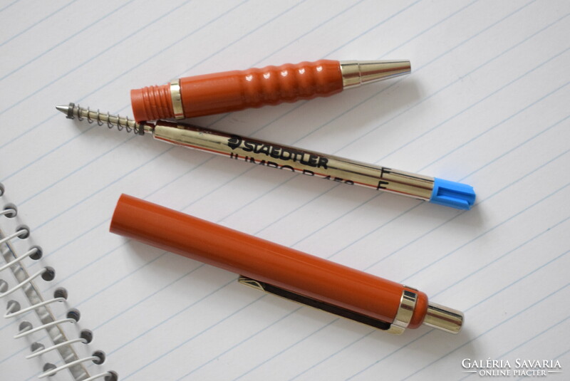 Rotring , rOtring Tikky special , tejeskávé színű , fém karika fém tollbetét 80-as évek