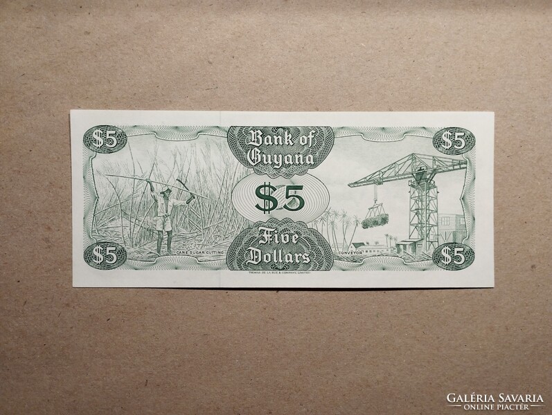 Guyana - 5 Dollár 1992 UNC