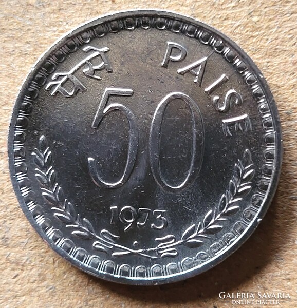India 50 paise 1973 (VT73)