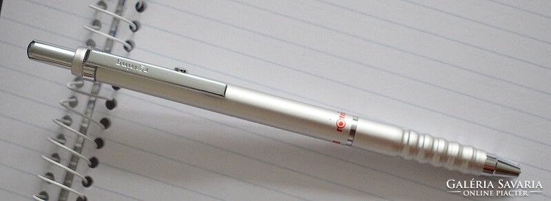 Rotring , rOtring Tikky metallic double push , töltőceruza 0,5 , 80-as évek , eredeti dobozával II.